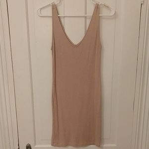 Nude forever 21 dress